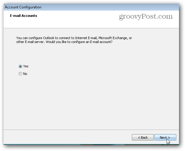 Outlook.com Outlook Hotmail Connector - Nastavite stranko - 2