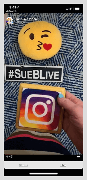 Sue se veliko angažira prek Instagram zgodb.