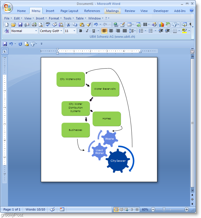Primer sheme Microsoft Word 2007