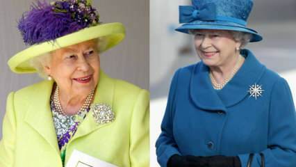 V čem je skrivnost broške, ki jo je imela kraljica Elizabeta? Kraljica II. Elizabethine bleščeče broške