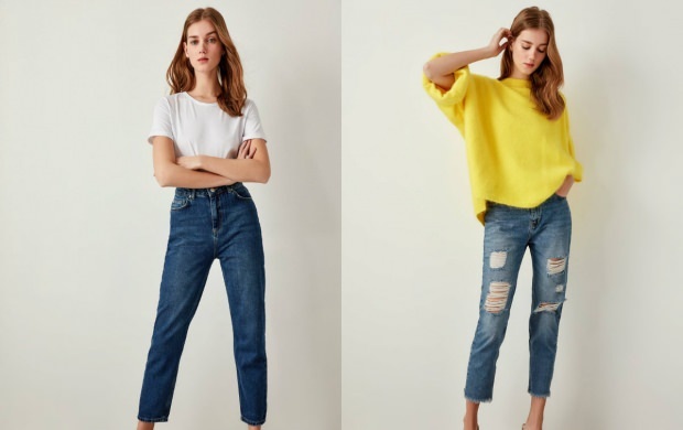 Mamine jeans kombinacije in trendi