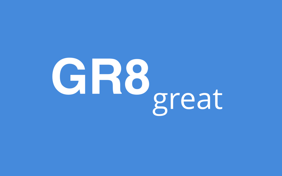 Kaj pomeni GR8 in kako ga uporabim?