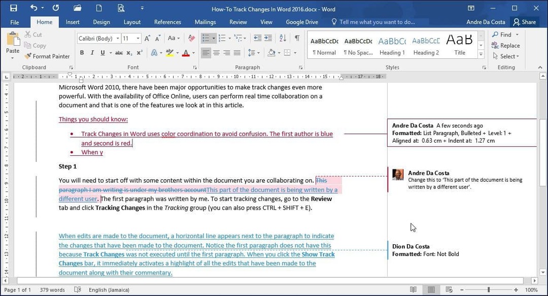 Kako slediti spremembam v dokumentih Microsoft Word