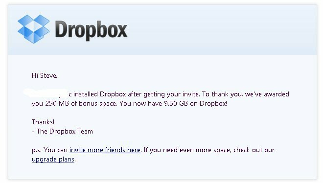 Posodobitev: Kako dobiti brezplačno »10 gigov« shrambe Dropbox