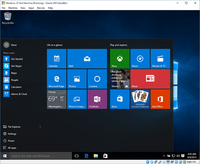 14 Windows 10 v VirtualBoxu