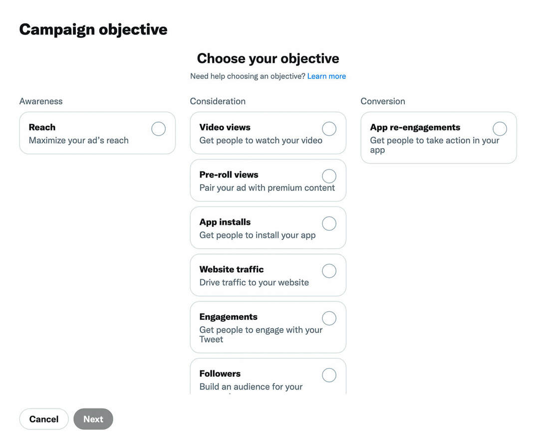 kako-zagnati-twitter-oglase-2022-promoted-campaign-objective-step-3