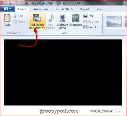 Kako zasukati filmsko datoteko v programu Windows Live Movie Maker