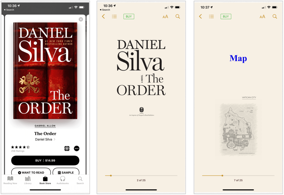 Apple Books na iPhone