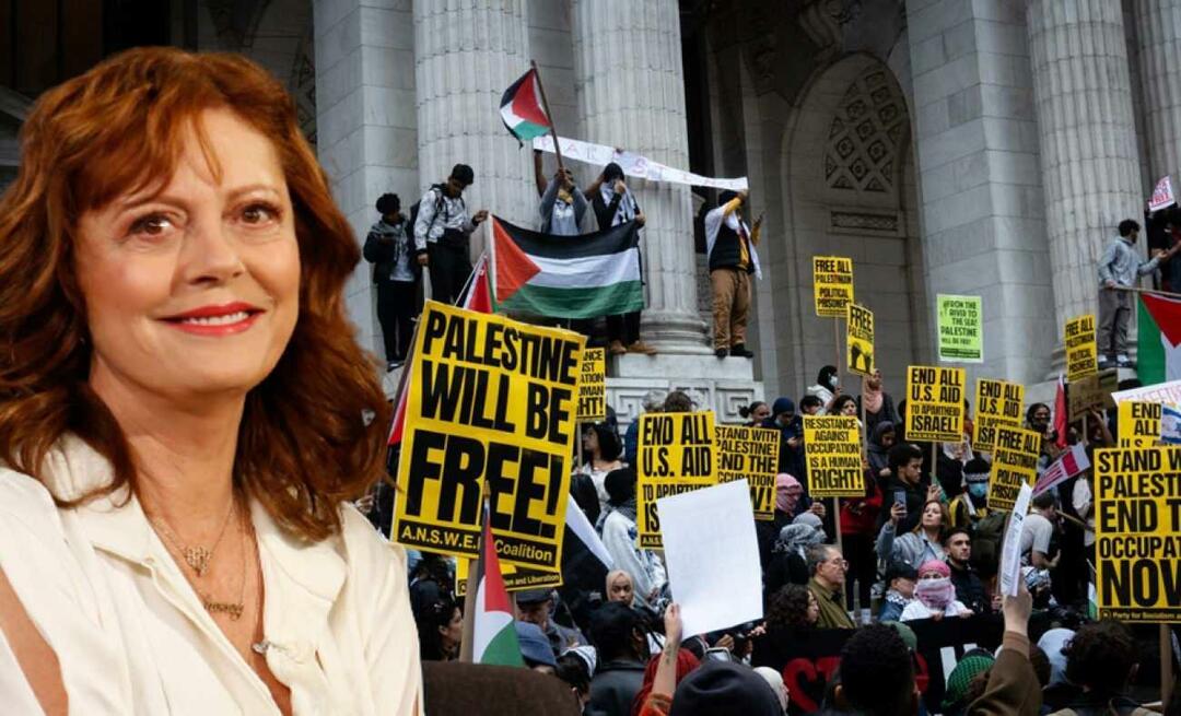 New York se je zavzel za Palestino! Susan Sarandon je izzvala Izrael: Čas je za svobodo