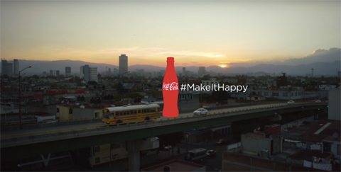 reklamni pano za hashtag coca-cola