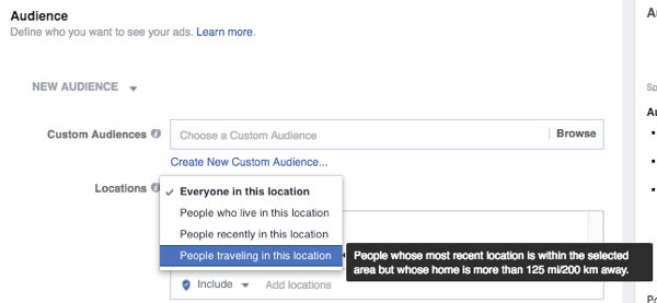 facebook ciljanje oglasov