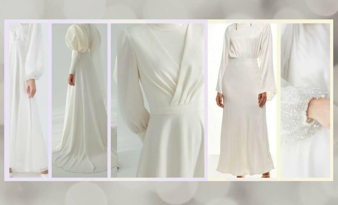 Kakšni so modeli enostavnih poročnih oblek s hidžabom 2023? Moderni in elegantni modeli hidžab poročnih oblek