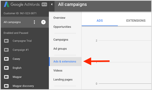 Google Adwords kopira in prilepi skupine oglasov