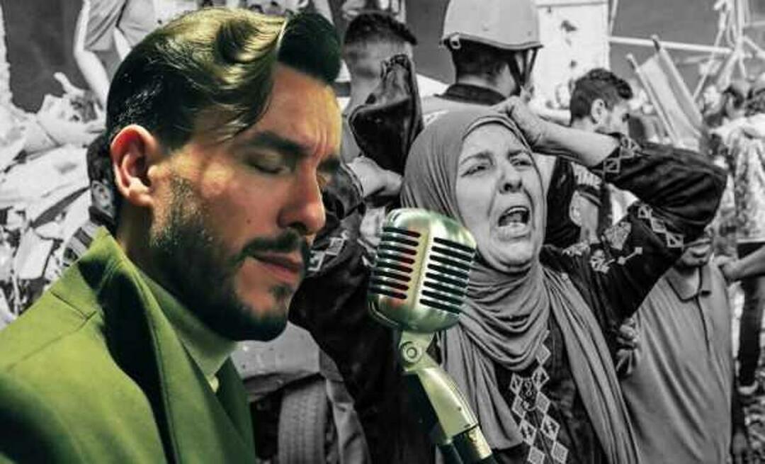 Akcija Cema Adriana, ki je zapel svojo balado za palestinsko ljudstvo, je požela velik aplavz!