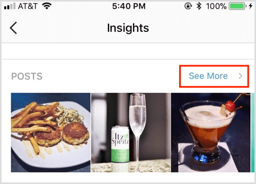 Objave Instagram Insights See More