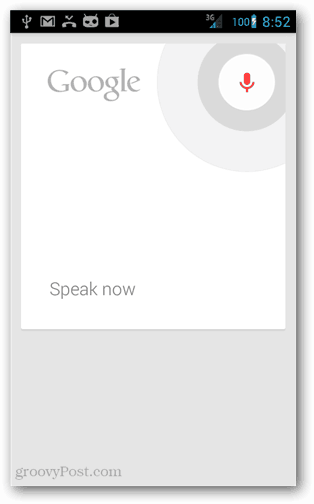Seznam glasovnih ukazov Google Now