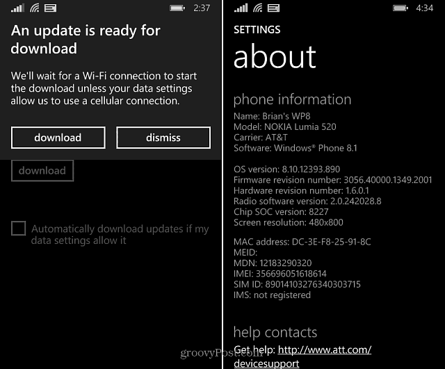 Windows Phone 8.1 Predogled dobi še eno posodobitev