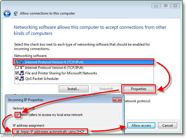 Nastavite VPN - PPTP Host na domačem računalniku z operacijskim sistemom Windows 7 [Kako]