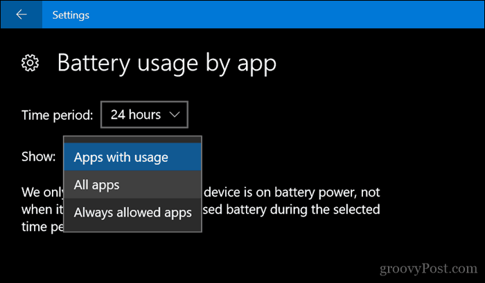 Kako dovoliti aplikacijam, da pošiljajo obvestila v načinu varčevanja z baterijo v sistemu Windows 10
