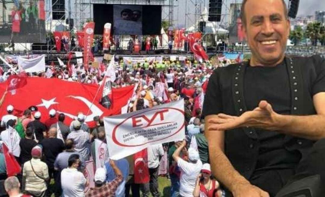 Haluk Levent po Erdoğanovi izjavi nagovoril člane EYT! "S prvo plačo ..."