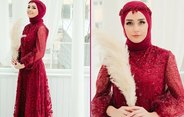 Najbolj elegantne večerne obleke hidžaba za noči s kano! Hijab večerna obleka 2020