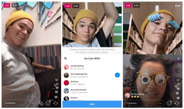 Instagram zdaj omogoča izdajateljem televizijskih programov, da povabijo gledalce, da se pridružijo njihovim video tokovom v živo v aplikaciji.