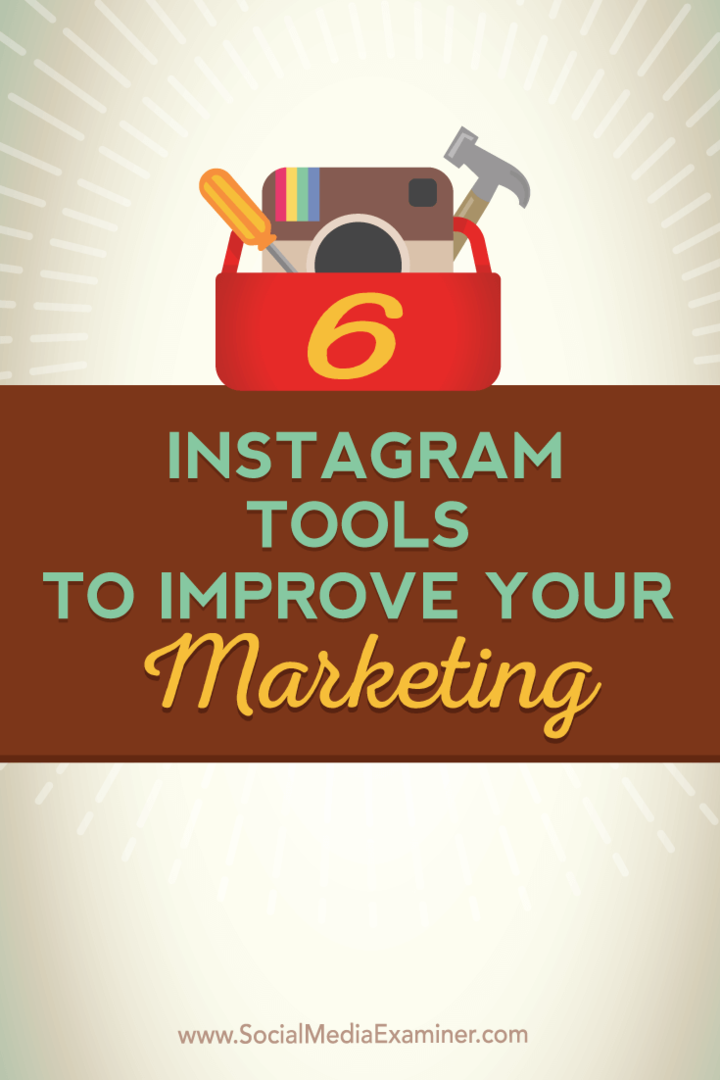 6 Instagram orodij za izboljšanje trženja: Izpraševalec socialnih medijev