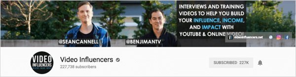 Video Influencers je kanal, ki pripravlja tedenske intervjuje.