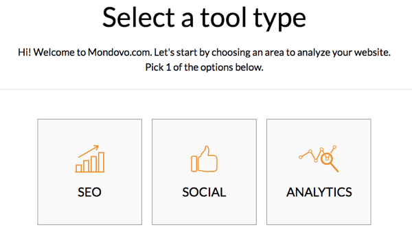 V Mondovu izberite vrsto orodja.