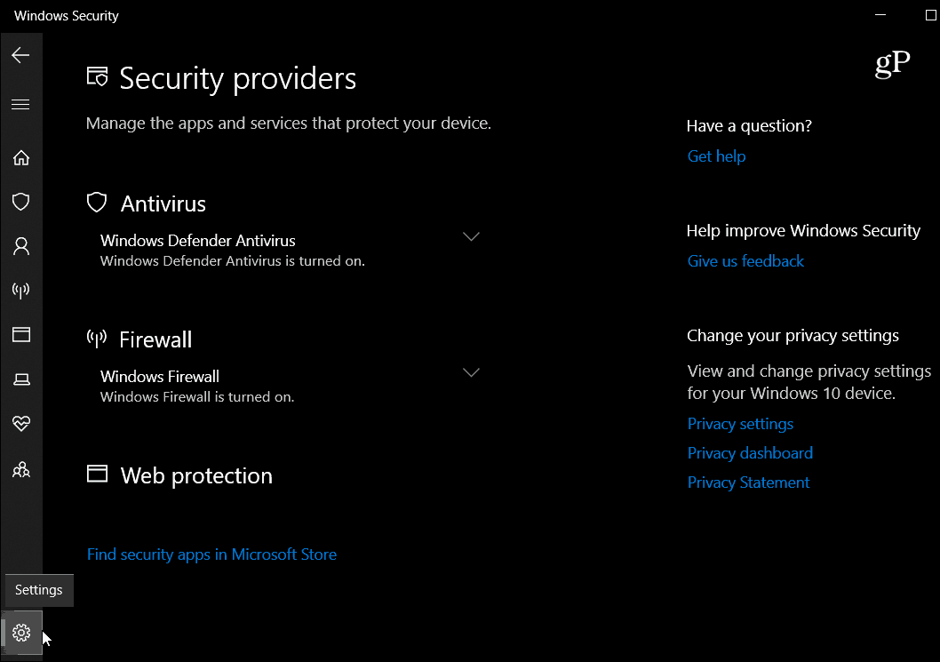 Kaj je novega z operacijskim sistemom Windows 10. oktobra 2018 Posodobite varnostne nastavitve