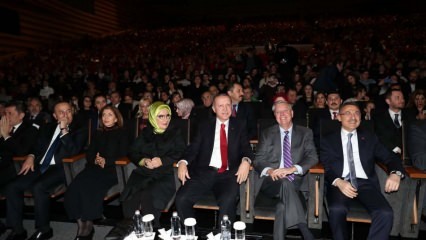 Koncerta sta se udeležila predsednik Erdoğan in prva dama Fazıl Say
