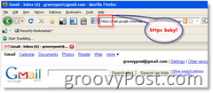 Kako omogočiti SSL za vse strani GMAIL:: groovyPost.com