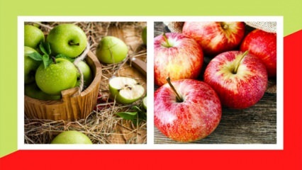 Se bodo zelena in rdeča jabolka zredila? Hujšanje z edematoznim razstrupljanjem zelenega jabolka