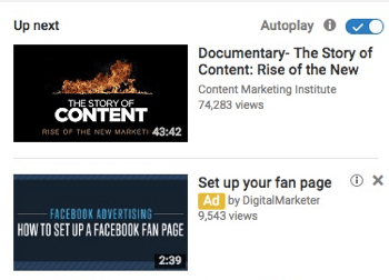  Vaš oglas v YouTubu kot sponzorirani videoposnetek.