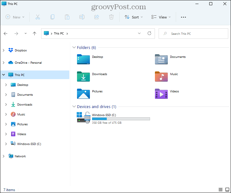 Hitri dostop je odstranjen iz File Explorerja