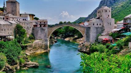 Kje je mostarski most? V kateri državi je Mostarski most? Kdo je zgradil mostarski most?
