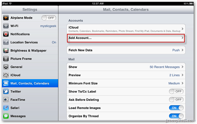Kako nastaviti pošto na iPhone, iPad ali iPod Touch
