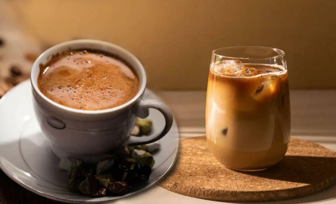 Kako narediti ledeno kavo s turško kavo? Priprava hladne kave iz turške kave