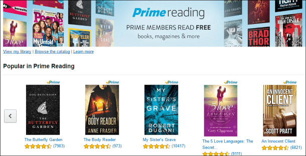 Amazon ponuja najboljše branje: ponuja na tisoče brezplačnih knjig in revij