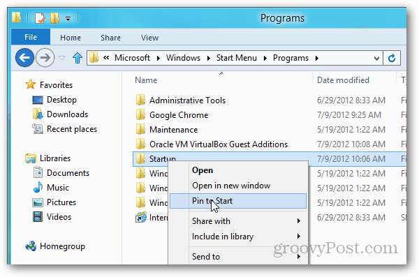 Windows 8 pin za začetek