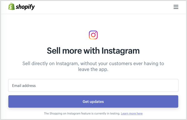 instagram shoppable post shopify beta program prijava