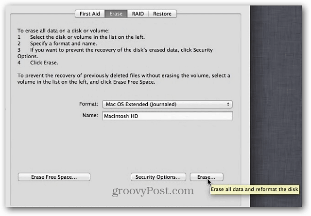 Kako izbrisati trdi disk vašega Mac-a in znova namestiti OS X