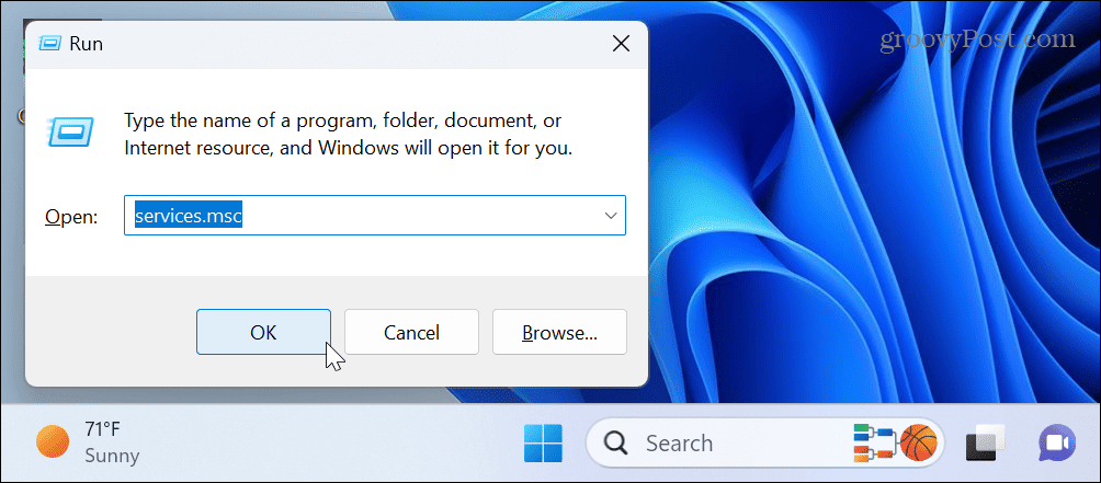 Odpravite napako Windows Update 0x8007001d