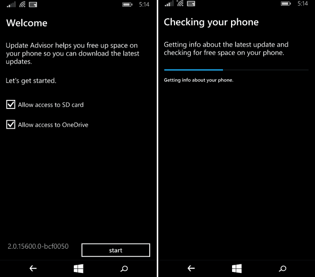 Posodobiti Windows Phone svetovalec