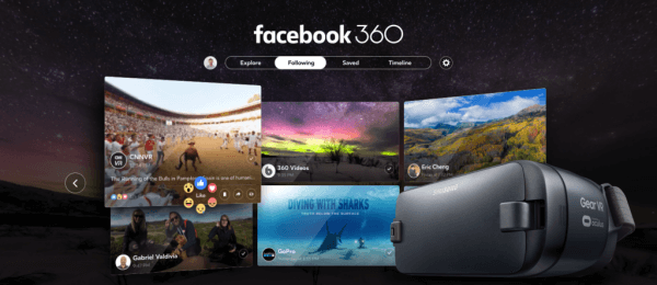 Facebook je napovedal svojo prvo namensko aplikacijo za navidezno resničnost, Facebook 360 za Gear VR.