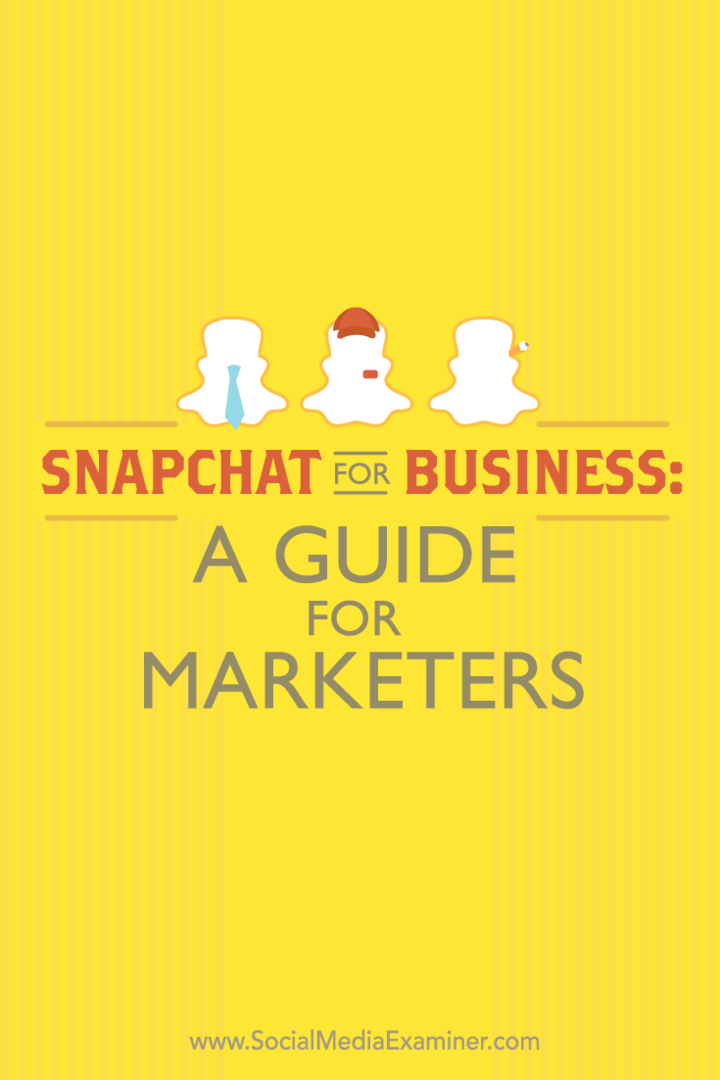 Snapchat za podjetja: Vodnik za tržnike: Izpraševalec socialnih medijev