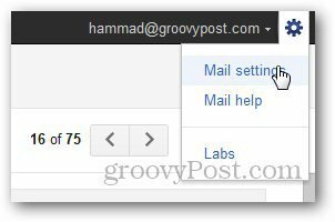 Več računov Gmail 1