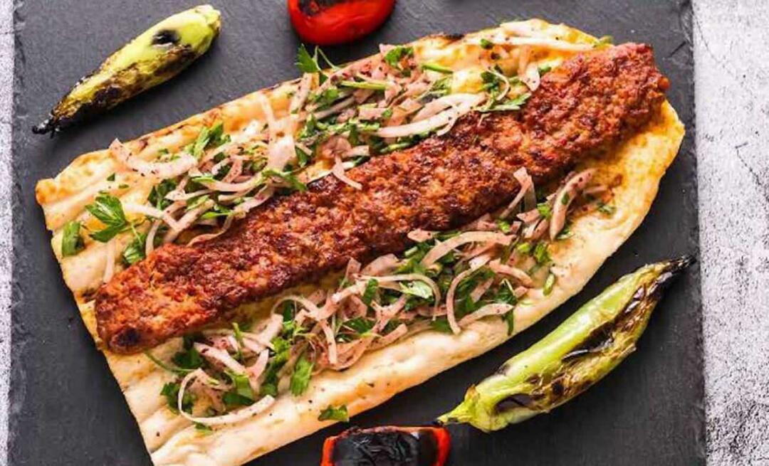 Harbiye Kebab, ki bo imel okus, kot bi ga jedli v restavraciji! Kako narediti Harbiye Kebab?