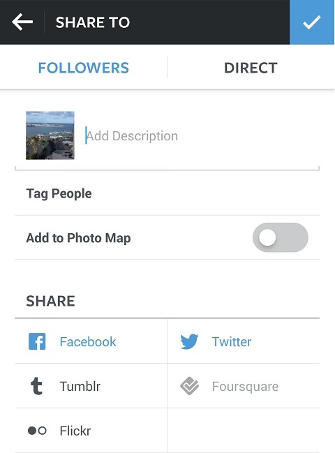 povezovanje socialnih profilov z instagramom