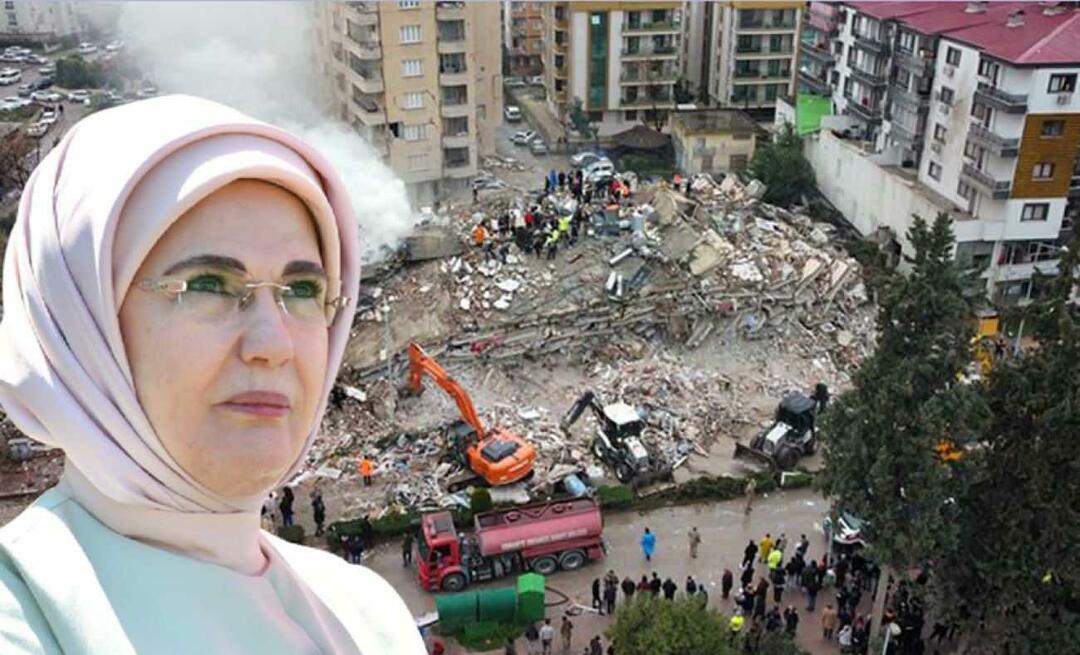 Prva dama Erdoğan: Novica o potresu je razvnela naša srca!